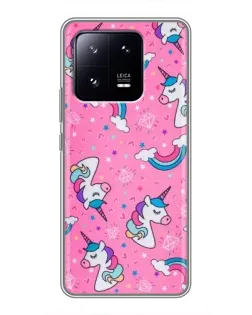 Чехол для Xiaomi 13 Pro с картинкой «Unicorn паттерн розовый» Чехол для Xiaomi 13 Pro с картинкой «Unicorn паттерн розовый»