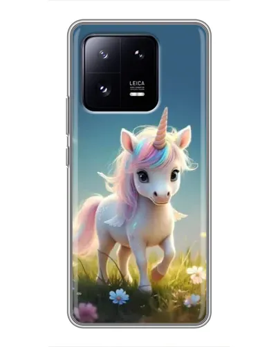 Чехол для Xiaomi 13 Pro с картинкой «Единорог на поляне» Чехол для Xiaomi 13 Pro с картинкой «Единорог на поляне»