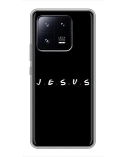 Чехол для Xiaomi 13 Pro с картинкой «Точки веры J.E.S.U.S.»