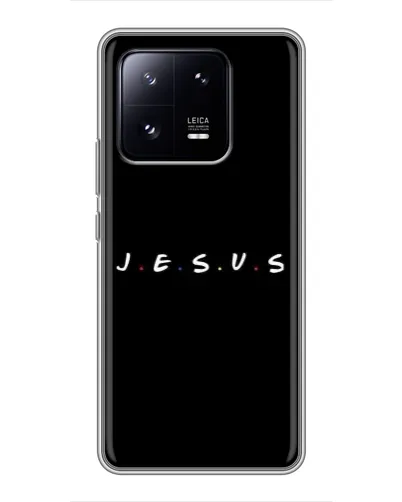 Чехол для Xiaomi 13 Pro с картинкой «Точки веры J.E.S.U.S.»