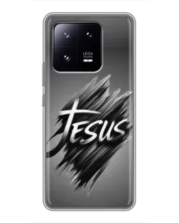Чехол для Xiaomi 13 Pro с картинкой «Надпись Jesus Graffiti»