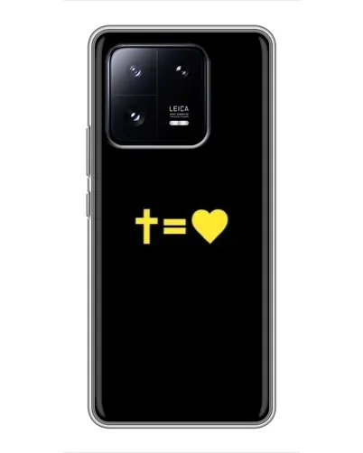 Чехол для Xiaomi 13 Pro с картинкой «Сердце и Крест»