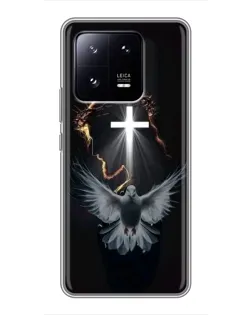 Чехол для Xiaomi 13 Pro с картинкой «Голубь и Свет»