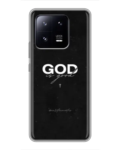 Чехол для Xiaomi 13 Pro с картинкой «GOD — Бог над всем»
