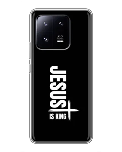 Чехол для Xiaomi 13 Pro с картинкой «Вертикаль веры Jesus»