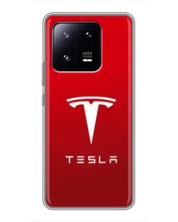 Чехол для Xiaomi 13 Pro с картинкой «Tesla Red Classic»