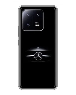 Чехол для Xiaomi 13 Pro с картинкой «Mercedes — абстрактные линии»