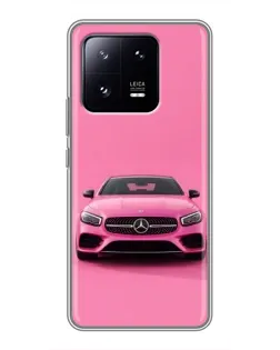 Чехол для Xiaomi 13 Pro с картинкой «Розовый Mercedes AMG» Чехол для Xiaomi 13 Pro с картинкой «Розовый Mercedes AMG»