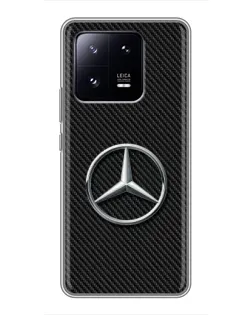 Чехол для Xiaomi 13 Pro с картинкой «Карбоновый Mercedes стиль» Чехол для Xiaomi 13 Pro с картинкой «Карбоновый Mercedes стиль»