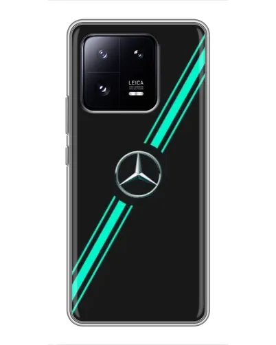 Чехол для Xiaomi 13 Pro с картинкой «Спортивные линии Mercedes» Чехол для Xiaomi 13 Pro с картинкой «Спортивные линии Mercedes»