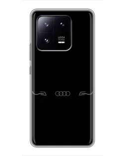 Чехол для Xiaomi 13 Pro с картинкой «Audi — световой подпись»