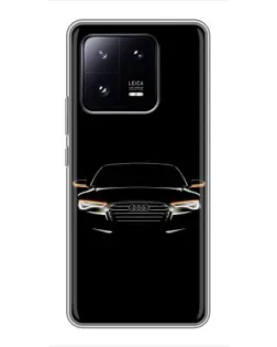 Чехол для Xiaomi 13 Pro с картинкой «Audi — ночной контур» Чехол для Xiaomi 13 Pro с картинкой «Audi — ночной контур»