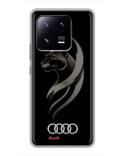 Чехол для Xiaomi 13 Pro с картинкой «Графика — пантера и Audi» Чехол для Xiaomi 13 Pro с картинкой «Графика — пантера и Audi»