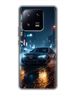 Чехол для Xiaomi 13 Pro с картинкой «Ночной город и Audi» Чехол для Xiaomi 13 Pro с картинкой «Ночной город и Audi»