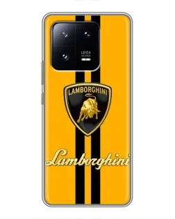 Чохол для Xiaomi 13 Pro з картинкою «Lamborghini Stripe жовтий»