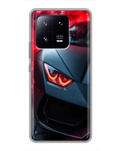 Чехол для Xiaomi 13 Pro с картинкой «Lamborghini красное сияние»