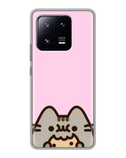 Чохол для Xiaomi 13 Pro з картинкою «Pusheen та печиво»