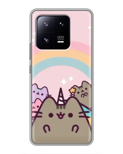 Чехол для Xiaomi 13 Pro с картинкой «Единорог Pusheen»