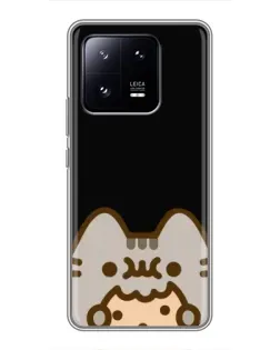 Чехол для Xiaomi 13 Pro с картинкой «Пушин на черном» Чехол для Xiaomi 13 Pro с картинкой «Пушин на черном»