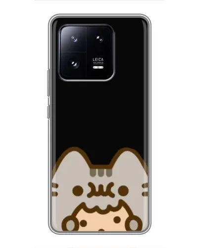 Чехол для Xiaomi 13 Pro с картинкой «Пушин на черном»