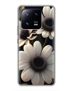 Чехол для Xiaomi 13 Pro с картинкой «Белые маргаритки макро»