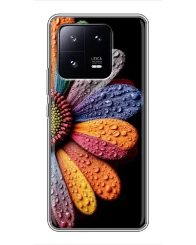 Чехол для Xiaomi 13 Pro с картинкой «Радужный цветок»
