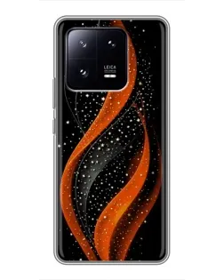 Чехол для Xiaomi 13 Pro с картинкой «Огненная звездная волна»