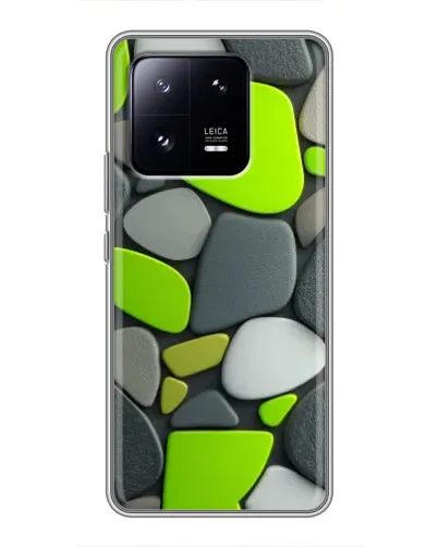 Чехол для Xiaomi 13 Pro с картинкой «Яркая неоновая галька»