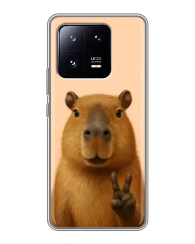 Чохол для Xiaomi 13 Pro з картинкою «Капібара вікторія»