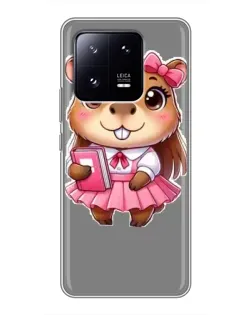 Чохол для Xiaomi 13 Pro з картинкою «Дівчинка капібара»