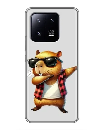 Чохол для Xiaomi 13 Pro з картинкою «Капібара репер даб»