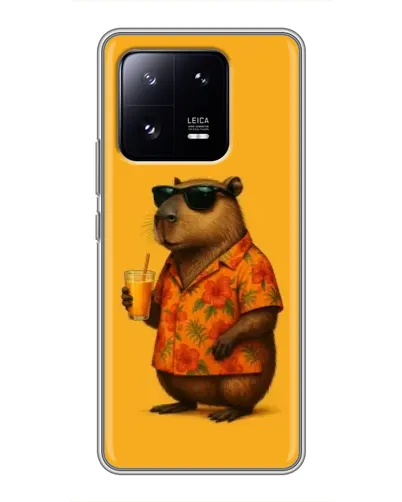 Чохол для Xiaomi 13 Pro з картинкою «Капібара на відпочинку»
