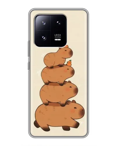 Чохол для Xiaomi 13 Pro з картинкою «Вежа з капібар»