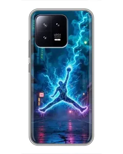 Чохол для Xiaomi 13 з картинкою «Jordan Gold Jumpman»