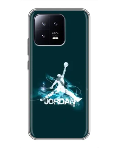 Чохол для Xiaomi 13 з картинкою «Jordan Blue Fire» Чохол для Xiaomi 13 з картинкою «Jordan Blue Fire»