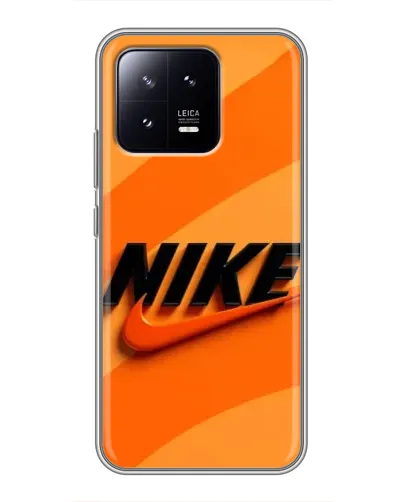 Чохол для Xiaomi 13 з картинкою «Помаранчевий драйв Nike» Чохол для Xiaomi 13 з картинкою «Помаранчевий драйв Nike»