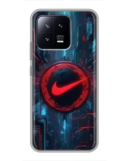 Чохол для Xiaomi 13 з картинкою «Техногенний стиль Nike» Чохол для Xiaomi 13 з картинкою «Техногенний стиль Nike»