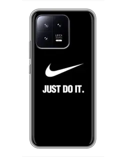 Чохол для Xiaomi 13 з картинкою «Класичний принт Nike» Чохол для Xiaomi 13 з картинкою «Класичний принт Nike»