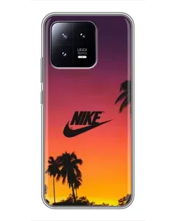 Чохол для Xiaomi 13 з картинкою «Nike на заході сонця» Чохол для Xiaomi 13 з картинкою «Nike на заході сонця»