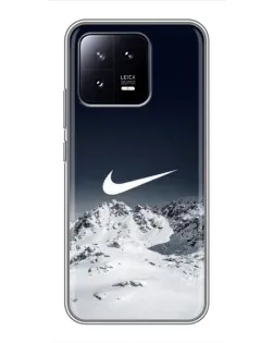 Чохол для Xiaomi 13 з картинкою «Nike — зимові гори» Чохол для Xiaomi 13 з картинкою «Nike — зимові гори»