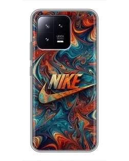 Чохол для Xiaomi 13 з картинкою «Nike в абстракції» Чохол для Xiaomi 13 з картинкою «Nike в абстракції»