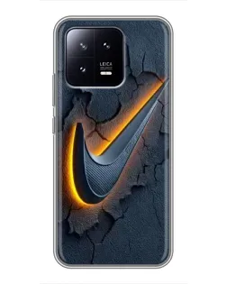 Чохол для Xiaomi 13 з картинкою «Об'ємний логотип Найк» Чохол для Xiaomi 13 з картинкою «Об'ємний логотип Найк»