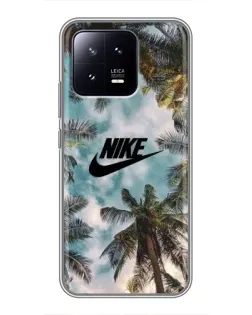 Чохол для Xiaomi 13 з картинкою «Тропічний принт Nike» Чохол для Xiaomi 13 з картинкою «Тропічний принт Nike»