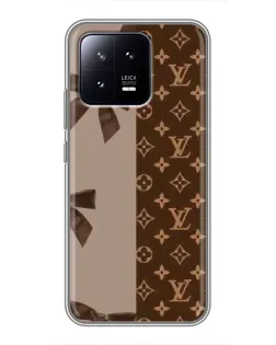 Чехол для Xiaomi 13 с картинкой «Louis Vuitton — банты»