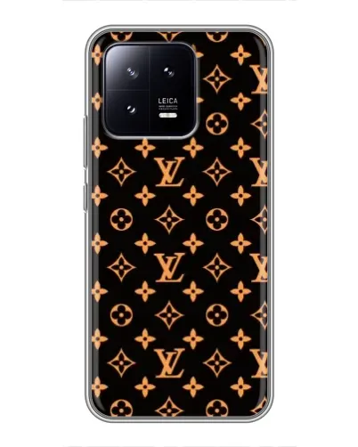 Чехол для Xiaomi 13 с картинкой «Золотая монограмма LV» Чехол для Xiaomi 13 с картинкой «Золотая монограмма LV»