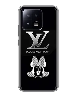 Чехол для Xiaomi 13 с картинкой «LV и Минни Маус»