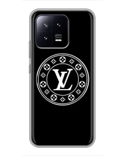 Чехол для Xiaomi 13 с картинкой «LV — печать стиля»