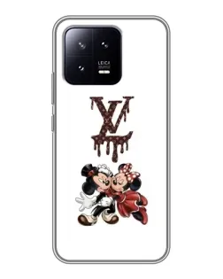 Чехол для Xiaomi 13 с картинкой «LV и Микки Маус»