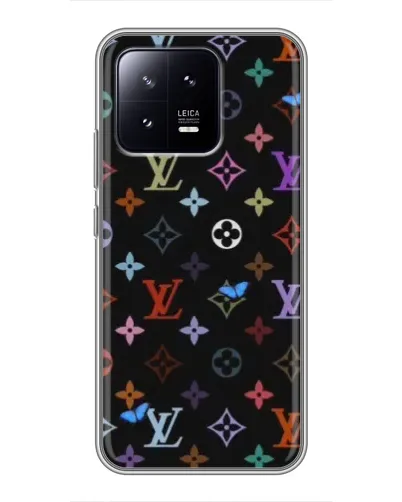 Чехол для Xiaomi 13 с картинкой «Цветная монограмма LV» Чехол для Xiaomi 13 с картинкой «Цветная монограмма LV»