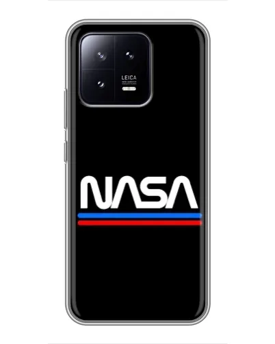 Чохол для Xiaomi 13 з картинкою «NASA — класика Red Blue» Чохол для Xiaomi 13 з картинкою «NASA — класика Red Blue»